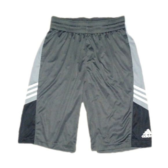 Adidas Grey Men's Basketball Pregame Shorts - Picture 2 of 6